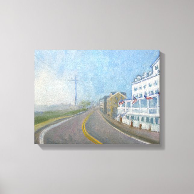 Block Island Oil Painting Reproduction Canvas Print (Front)