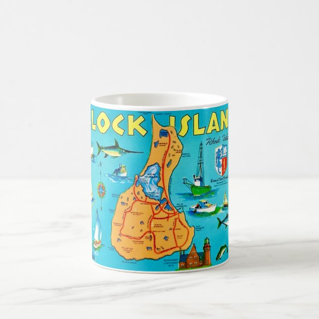 Block Island Rhode Island Mug (Center)