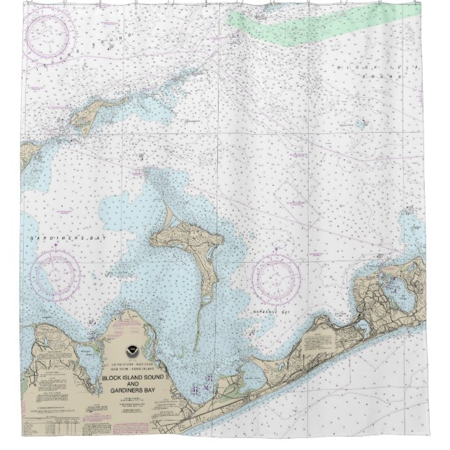 Block Island Sound and Gardiners Bay Chart (Front)