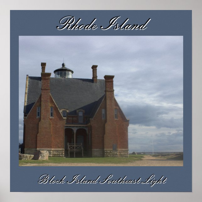 Block Island Southeast Light Poster (Front)