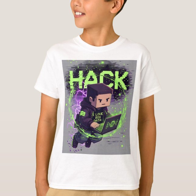 BLOCK KIDS HACK T-Shirt (Front)