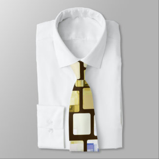 Block Mosaic Pattern Tie