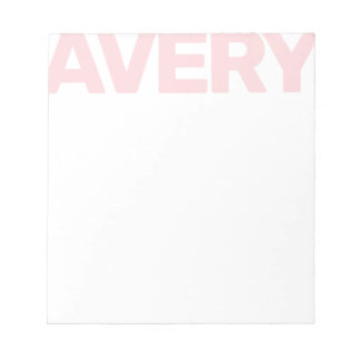 Block Name Any Colour Name Personalized Notepad