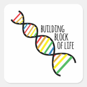 Block of Life Square Sticker