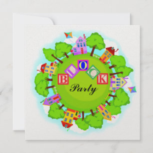 Block Party - Neighbourhood Event - SRF Invitation