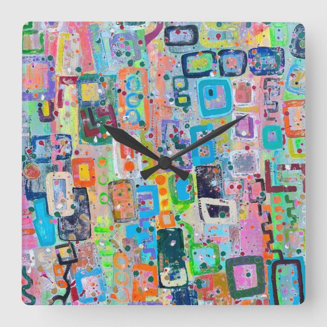 Block Party Wall Clock (Front)