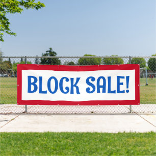 Block Sale! Patriotic Banner