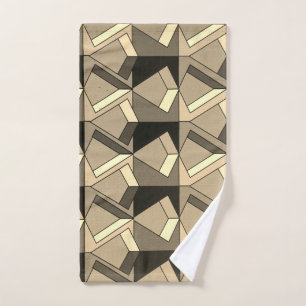 Block Sepia Towel