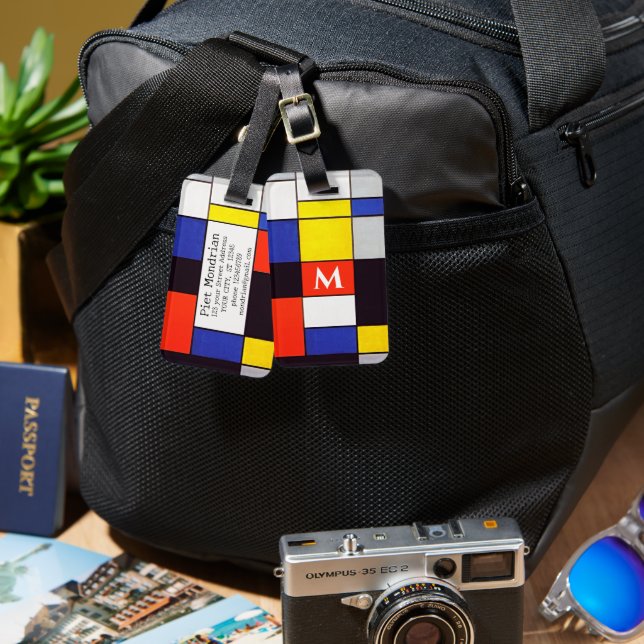 Block Signature Luggage Tag (Front & Back)