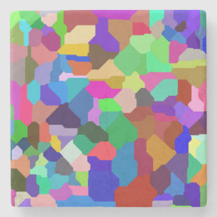 Block Tile Marble Coaster