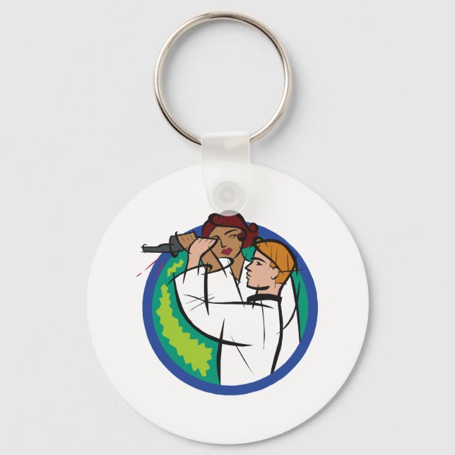 Block Weapon Keychain (Front)