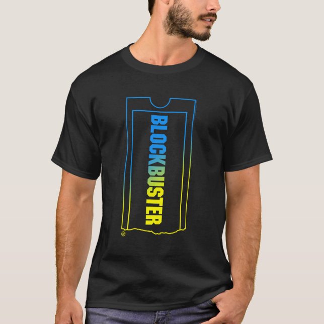Blockbuster Ombre Ticket T-Shirt (Front)