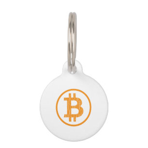 Blockchain Bitcoin Art Geek Gift Idea Pet Tag