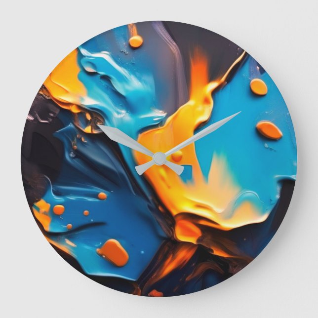 blockchain bitcoin porte-monnaie murale Horloge (Recto)