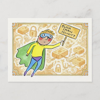 Blockchain Postcard