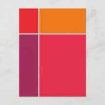 Blocks 2 Geometric Postcard