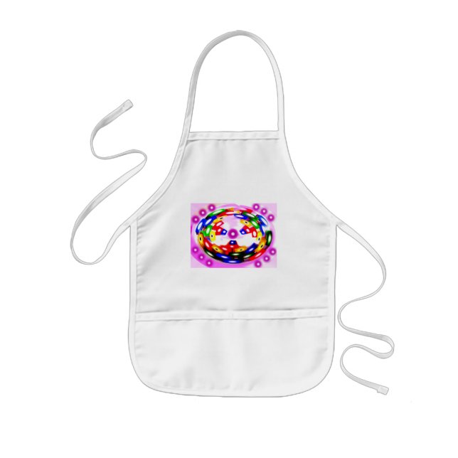 Blocks in a Bubble Kids Apron (Front)
