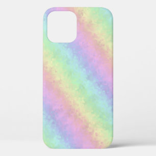 Blocks in Pastel Colours 3D Rainbow Art iPhone 12 Pro Case