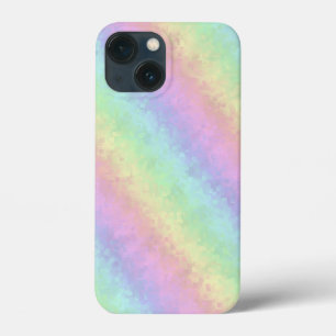 Blocks in Pastel Colours 3D Rainbow Art iPhone 13 Mini Case