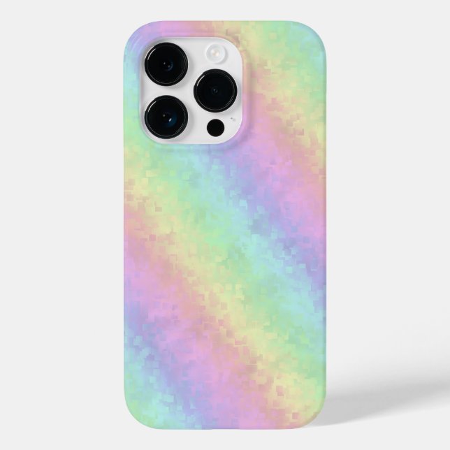 Blocks in Pastel Colours 3D Rainbow Art Case-Mate iPhone Case (Back)