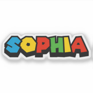 Blocky Colour Name – Sophia