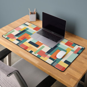 Blocs colorés Abstrait Motif du milieu du siècle