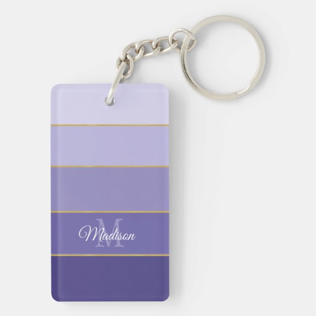 Blocs couleur violet Ombre personnalisés (Dos)