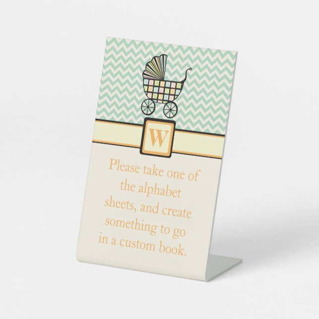 Blocs de bébé Poussette Panneau de piédestal (Recto)