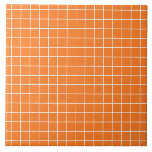 Blocs de carreaux orange et blanc personnalisés