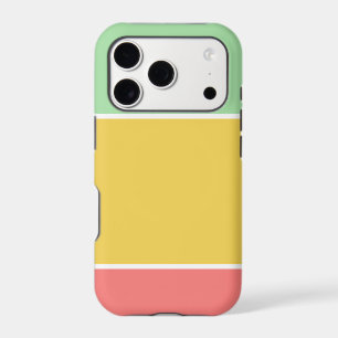 Blocs de couleur jaune, vert, rose