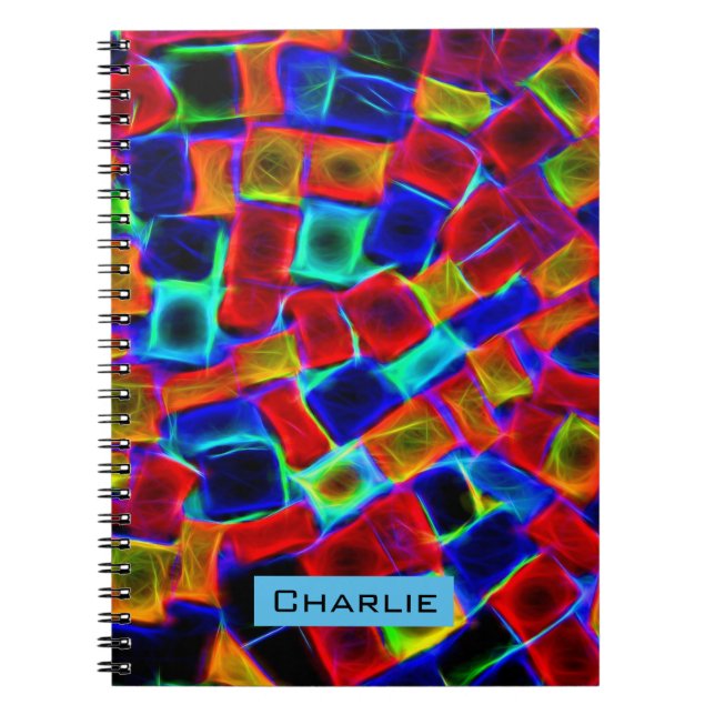 Blocs de livres Abstraits colorés Personnalisés (Devant)