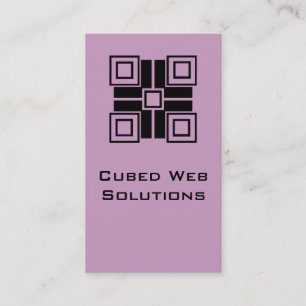 Blocs ultramodernes Carte de visite vertical, viol