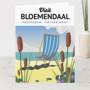 Bloemendaal Amsterdam poster de voyage Carte posta