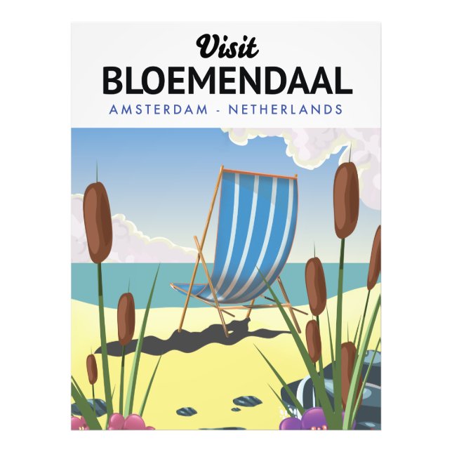 Bloemendaal Amsterdam Travel poster (Devant)