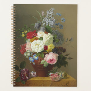 Bloemers Roses and Wildflowers in a Terracotta... Planner