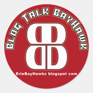 Blog Talk Bay Hawk Stickers rouge