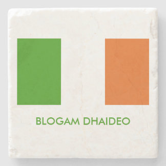 Blogam Dhaideo: Irish Grandpa's Cuppa Shamrock Stone Coaster