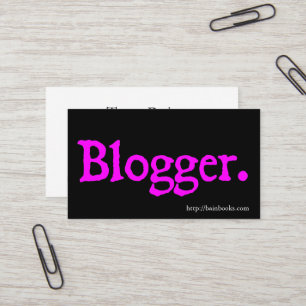 Blogger Business Card