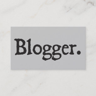 Blogger Business Card