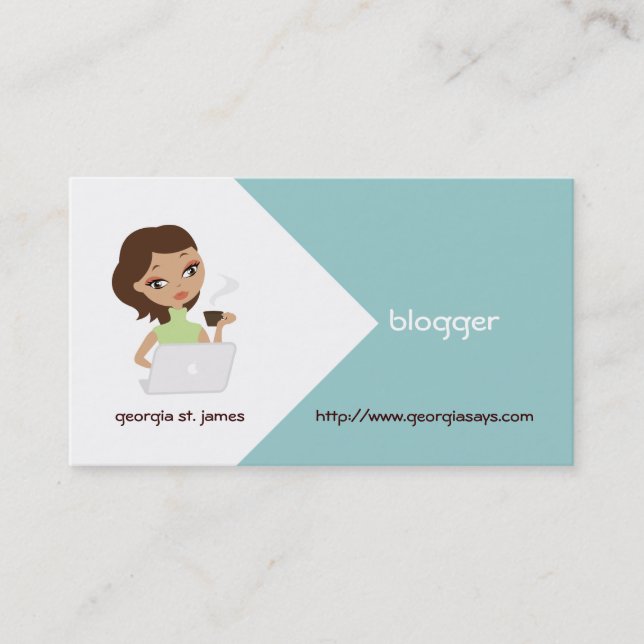 Blogger Business Cards (Front)