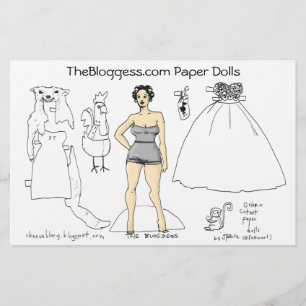 Bloggess paper-dolls (by fattieart) stationery