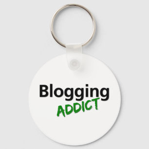Blogging Addict Keychain