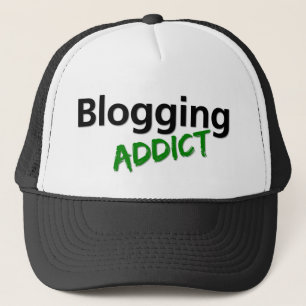 Blogging Addict Trucker Hat