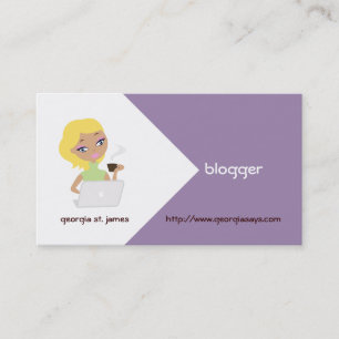 Blogueur Carte de visite