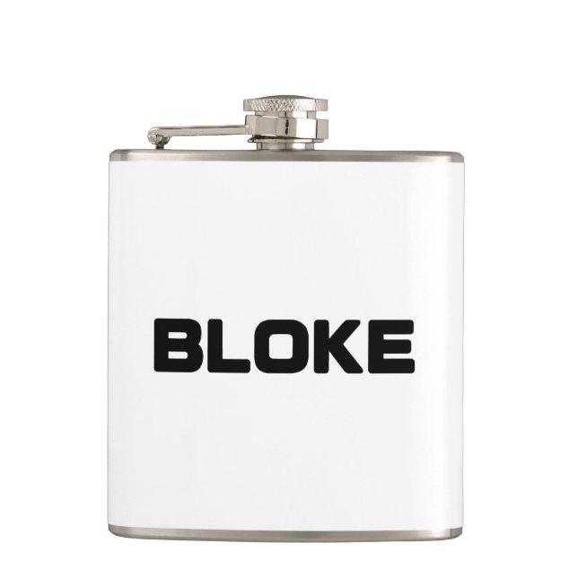 BLOKE HIP FLASK (Front)