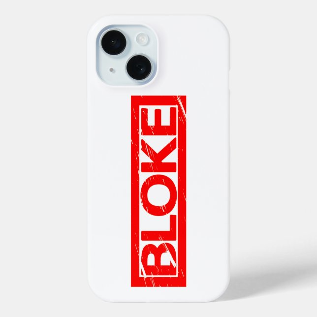 Bloke Stamp Case-Mate iPhone Case (Back)