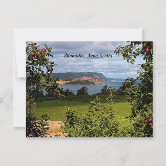 Blomidin, Nova Scotia, Canada Postcard