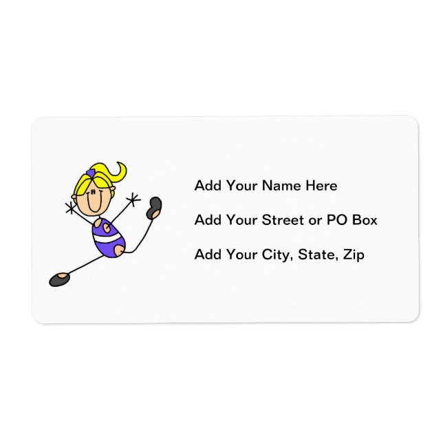 Blond Girl Gymnast (Devant)