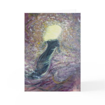 "Blond Smoke" Blank Greeting Card