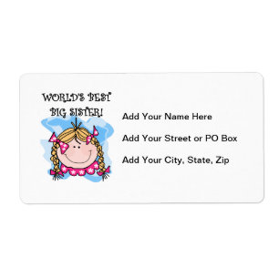 Blond World's Best Big Sister Gifts